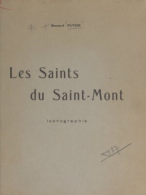 cover image of Les saints du Saint-Mont